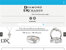 Tablet Screenshot of diamondexchangetn.com